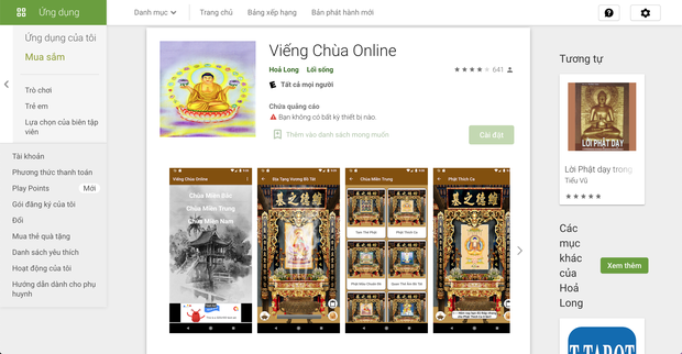 Không chỉ Viếng Chùa Online, còn rất nhiều app chết cười mà bạn không thể hiểu tại sao đến giờ vẫn chưa bị gỡ khỏi kho ứng dụng - Ảnh 1.