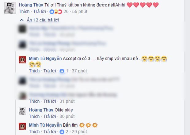 Rộ nghi vấn Minh Tú - Hoàng Thùy không còn làm bạn trên Facebook hậu drama ở show thực tế - Ảnh 2.