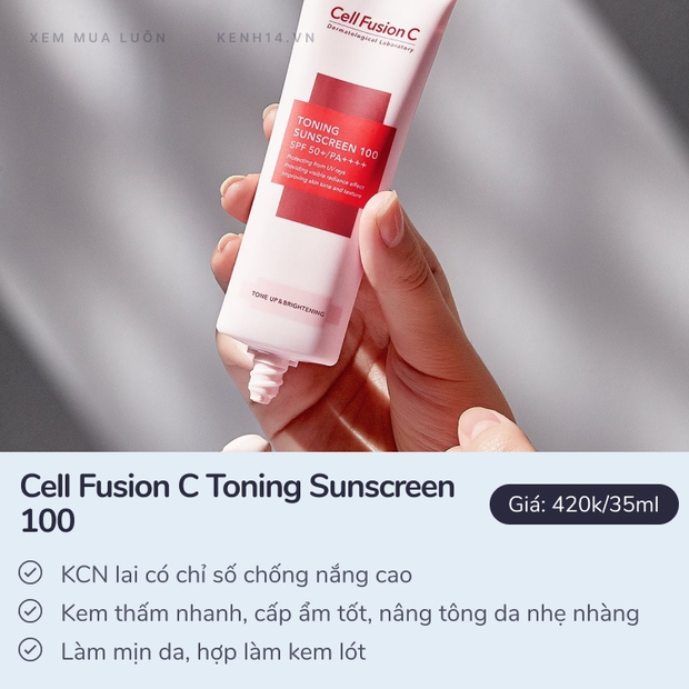 5 kem chống nắng cho da căng bóng siêu đẹp, đã dùng chỉ muốn tậu thêm - Ảnh 4.