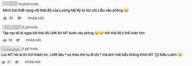 Lương Mỹ Kỳ bị chỉ trích vì thái độ vô lễ, lườm nguýt Minh Tú tại Đại Sứ Hoàn Mỹ - Ảnh 6.