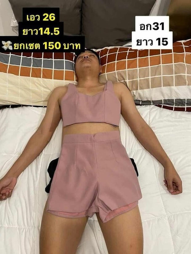 Vợ lợi dụng chồng ngủ để bắt làm người mẫu, mặc từ váy đầm đến crop top để đăng bán online rồi viral khắp MXH - Ảnh 3. Vợ lợi dụng chồng ngủ để bắt làm người mẫu, mặc từ váy đầm đến crop top để đăng bán online rồi viral khắp MXH - Ảnh 3.