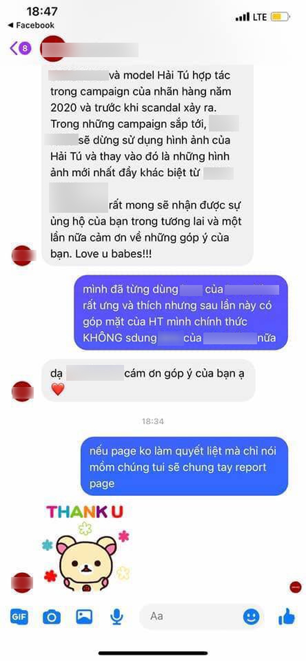 Nhãn hàng tuyên bố dừng sử dụng hình ảnh của Hải Tú sau drama trà xanh? - Ảnh 3.