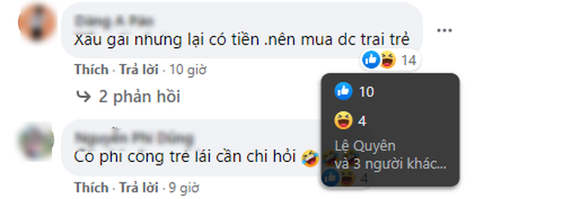 Bị mỉa mai xấu nhưng có tiền nên mua được tình trẻ, Lệ Quyên liền có hành động đáp trả cao tay - Ảnh 6.