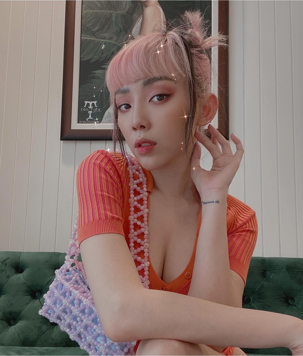 Pha nhận hàng hoang mang toàn tập của Tóc Tiên: Không nhớ order món gì, đập hộp thấy chiếc túi càng chưng hửng - Ảnh 1.