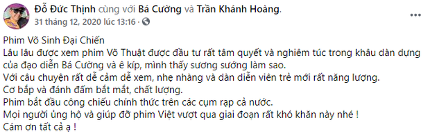 Mạng xã hội rần rần vì phim võ thuật của Việt Nam vừa ra mắt: Hứa Vĩ Văn và Thúy Diễm ca ngợi hết lời, khán giả cũng đánh giá điểm chót vót! - Ảnh 3.