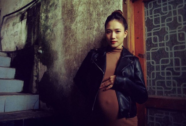 Trâm Anh - bà xã JustaTee khoe ảnh bầu bí xinh ngất, hội gái chưa chồng phen này lại thấy áp lực cho xem - Ảnh 3.