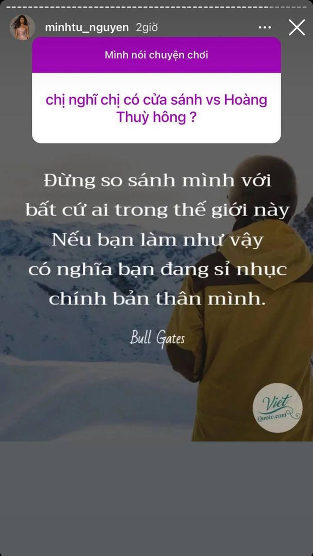 Minh Tú lên tiếng giữa drama unfriend: Đáp cực căng vì bị so với Hoàng Thuỳ, tiết lộ quan hệ hiện tại với Kỳ Duyên - Ảnh 3.