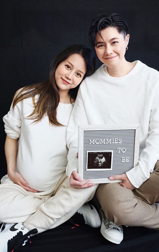 An Nguy khoe nhan sắc mẹ bầu trong giai đoạn cuối thai kì, để lộ chi tiết ngầm thông báo giới tính con đầu lòng? - Ảnh 4. An Nguy khoe nhan sắc mẹ bầu trong giai đoạn cuối thai kì, để lộ chi tiết ngầm thông báo giới tính con đầu lòng? - Ảnh 4.