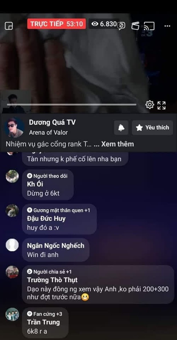 Nam streamer tự nhận Thần Điêu Đại Hiệp, chơi Liên Quân chỉ bằng một tay thu hút hàng nghìn lượt xem - Ảnh 3.