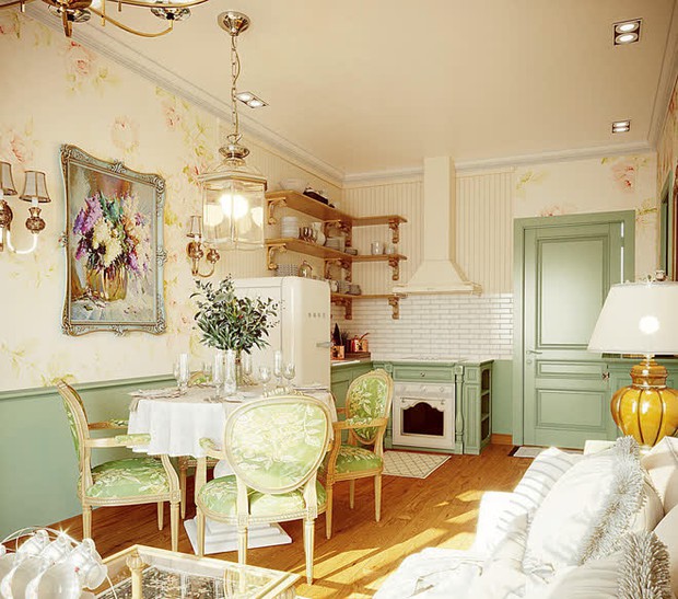 Hoa mắt ngắm căn hộ 50m2 mới tậu của Hoà Minzy: Phong cách Châu Âu xinh muốn xỉu, phòng khách đến phòng ngủ như cổ tích - Ảnh 6.