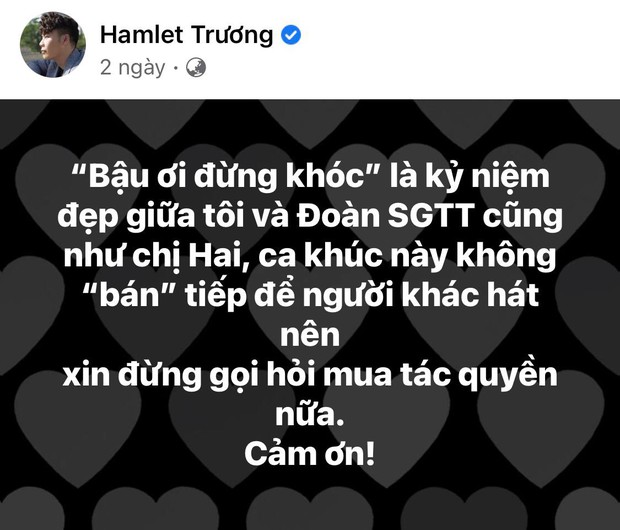 Tác giả Bậu Ơi Đừng Khóc do Phi Nhung thể hiện khẳng định không bán lại ca khúc, netizen bỗng réo gọi Nathan Lee? - Ảnh 1. Tác giả Bậu Ơi Đừng Khóc do Phi Nhung thể hiện khẳng định không bán lại ca khúc, netizen bỗng réo gọi Nathan Lee? - Ảnh 1.