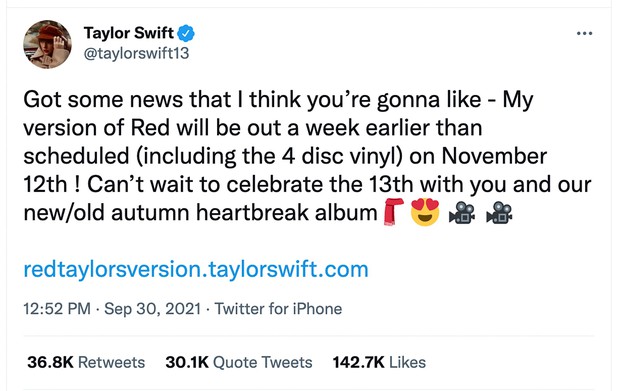 Taylor Swift và loạt sao USUK đồng loạt dời lịch phát hành sản phẩm mới, netizen réo gọi tên đúng 1 người, siêu bão chuẩn bị càn quét? - Ảnh 1.