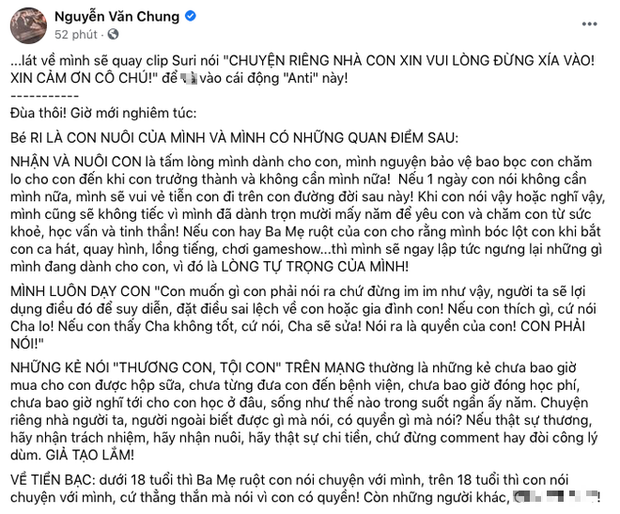 Biến mới: NS Nguyễn Văn Chung bị tố quỵt 70 triệu tiền thưởng và cát-xê của con gái nuôi, chính chủ bức xúc lên tiếng - Ảnh 2. Biến mới: NS Nguyễn Văn Chung bị tố quỵt 70 triệu tiền thưởng và cát-xê của con gái nuôi, chính chủ bức xúc lên tiếng - Ảnh 2.