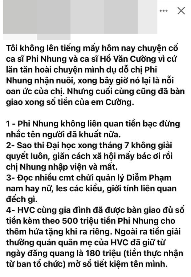 Người kết nối Phi Nhung với Hồ Văn Cường năm xưa hối tiếc vì đã khuyên nữ ca sĩ nhận nuôi Quán quân Vietnam Idol Kids - Ảnh 5. Người kết nối Phi Nhung với Hồ Văn Cường năm xưa hối tiếc vì đã khuyên nữ ca sĩ nhận nuôi Quán quân Vietnam Idol Kids - Ảnh 5.