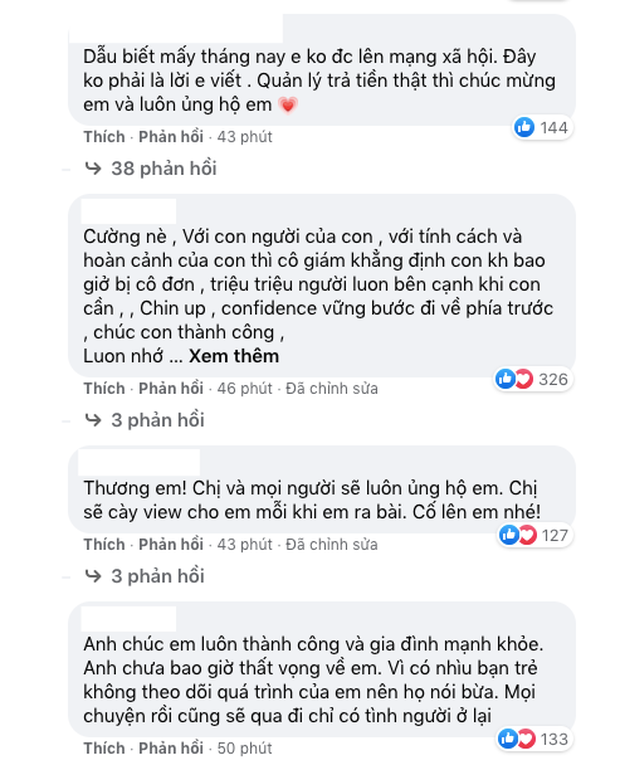 Netizen bàn luận về status của Hồ Văn Cường: Người động viên ủng hộ, kẻ nghi ngờ không phải do nam ca sĩ đích thân viết? - Ảnh 4. Netizen bàn luận về status của Hồ Văn Cường: Người động viên ủng hộ, kẻ nghi ngờ không phải do nam ca sĩ đích thân viết? - Ảnh 4.