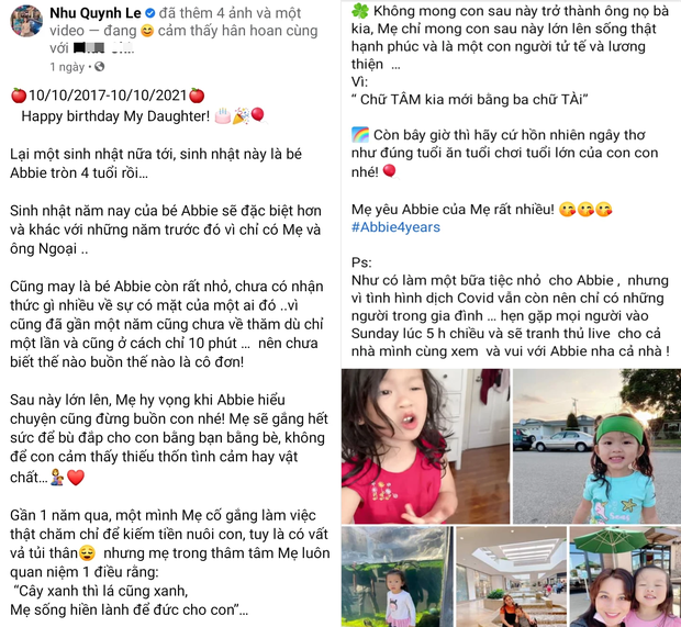 Quỳnh Như đá xéo Hoàng Anh trong ngày sinh nhật con gái, tiết lộ chồng cũ chưa từng thăm con trong 1 năm qua dù chỉ ở cách 10 phút - Ảnh 2. Quỳnh Như đá xéo Hoàng Anh trong ngày sinh nhật con gái, tiết lộ chồng cũ chưa từng thăm con trong 1 năm qua dù chỉ ở cách 10 phút - Ảnh 2.