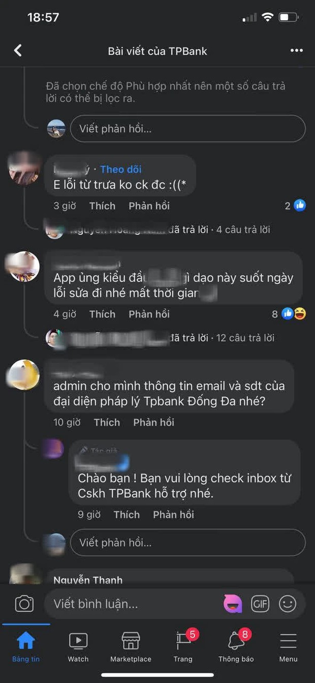 Ngân hàng TPBank lại gặp lỗi, không thực hiện được nhiều giao dịch khiến người dùng phẫn nộ phản ứng cực gắt - Ảnh 6.