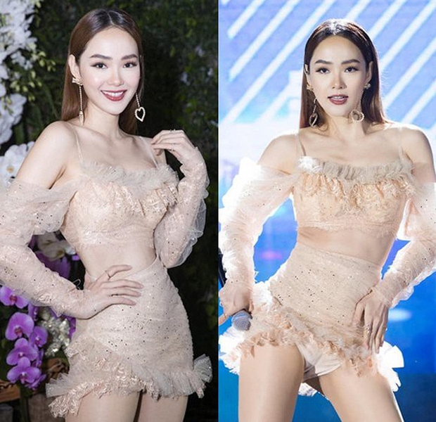 Nhảy quá sung, sao Việt làm lộ một vật lạ dưới váy/quần khiến tổng thể trang phục gây lú - Ảnh 3.