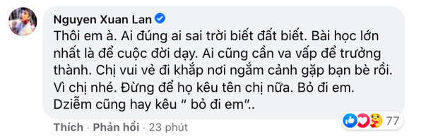 Xuân Lan lên tiếng giữa ồn ào cát-xê Hồ Văn Cường: Ai đúng sai trời đất biết, bài học lớn nhất để cuộc đời dạy - Ảnh 3.