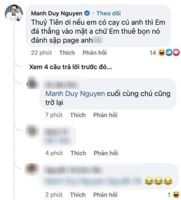 Độc Quyền: Rộ nghi vấn Duy Mạnh tố Thuỷ Tiên - Trấn Thành đánh sập Facebook cá nhân, chính chủ lên tiếng! - Ảnh 4.