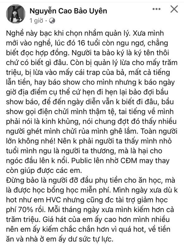 Giữa drama showbiz, học trò Mỹ Tâm ẩn ý đừng nói người đỡ đầu phụ tiền ăn học, mà là được học bổng miễn phí rồi sửa trong phút mốt? - Ảnh 1. Giữa drama showbiz, học trò Mỹ Tâm ẩn ý đừng nói người đỡ đầu phụ tiền ăn học, mà là được học bổng miễn phí rồi sửa trong phút mốt? - Ảnh 1.