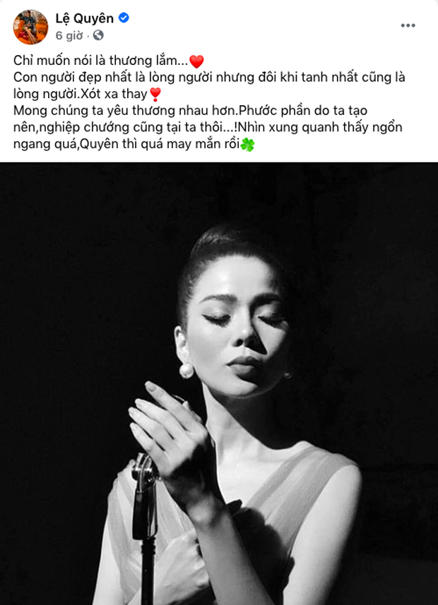 Netizen nghi Lệ Quyên ẩn ý nhắc tới lùm xùm cát-xê Hồ Văn Cường, chính chủ lên tiếng đính chính ngay! - Ảnh 1. Netizen nghi Lệ Quyên ẩn ý nhắc tới lùm xùm cát-xê Hồ Văn Cường, chính chủ lên tiếng đính chính ngay! - Ảnh 1.