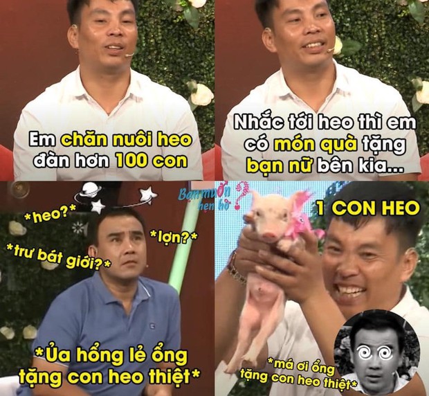 Người đàn ông mang… lợn đến show hẹn hò tặng bạn gái gây sốt trở lại sau 3 năm - Ảnh 3. Người đàn ông mang… lợn đến show hẹn hò tặng bạn gái gây sốt trở lại sau 3 năm - Ảnh 3.