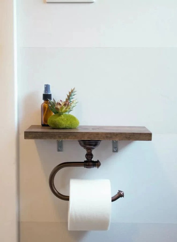 Giải phóng phòng tắm bí bách bằng 6 loại kệ thông minh này, bày cả tá đồ vẫn thừa góc để chill - Ảnh 8. Giải phóng phòng tắm bí bách bằng 6 loại kệ thông minh này, bày cả tá đồ vẫn thừa góc để chill - Ảnh 8.