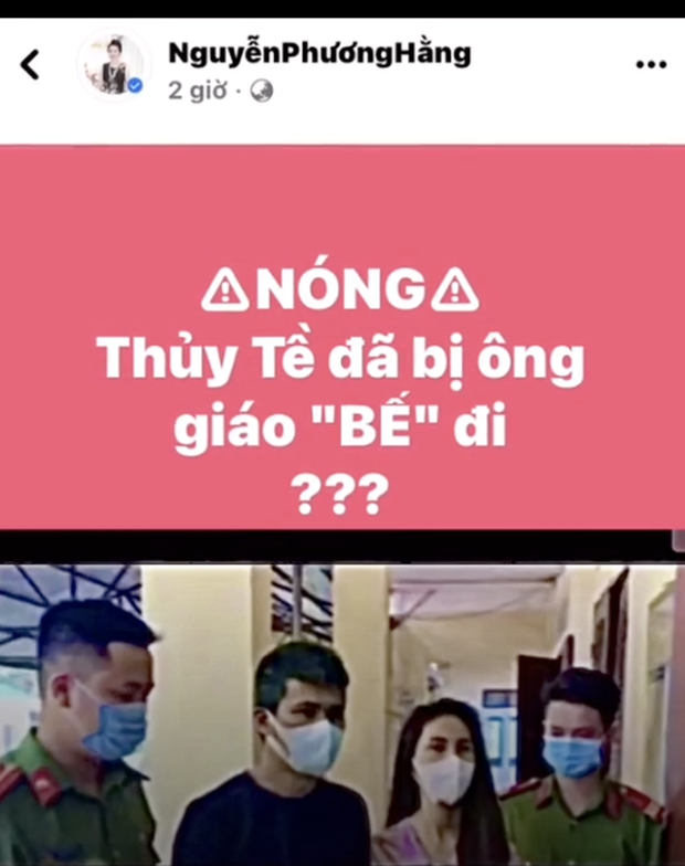 MXH rầm rộ ảnh Thuỷ Tiên và Công Vinh xuất hiện tại đồn công an, sự thật là gì? - Ảnh 2.