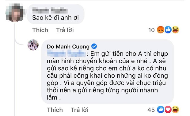 Một nghệ sĩ lên tiếng đáp trả cực gắt khi bị réo gọi sao kê: Không có nhu cầu công khai cho ai không đóng góp - Ảnh 2.