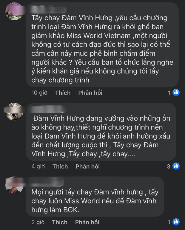 Cộng đồng mạng ồ ạt tấn công Fanpage Miss World Vietnam giữa lùm xùm từ thiện chưa có hồi kết của Đàm Vĩnh Hưng - Ảnh 3.