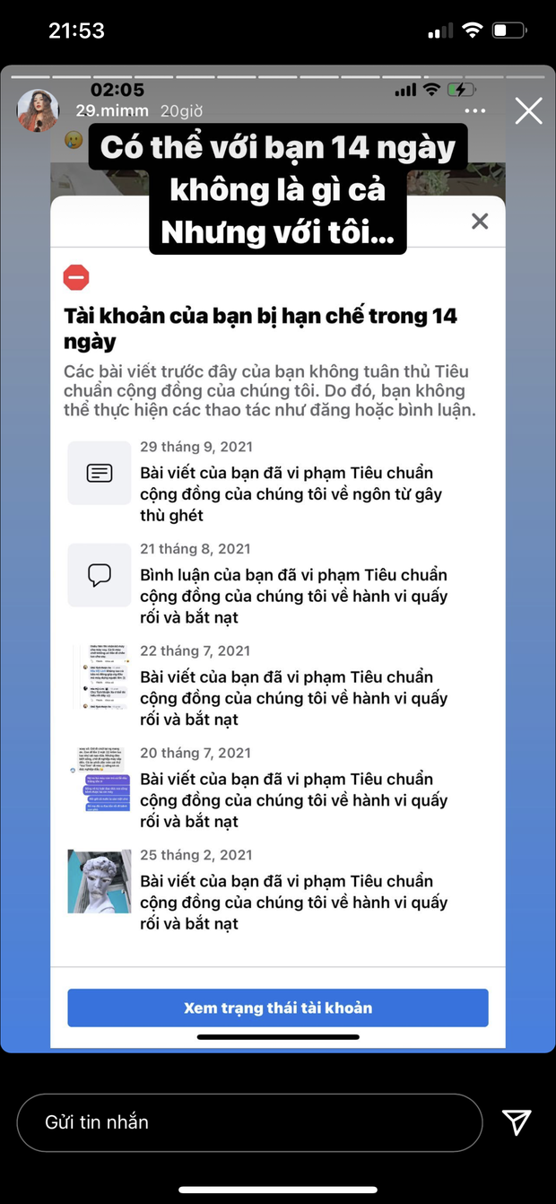 Một thí sinh Rap Việt mùa 2 vừa bị Facebook cấm khẩu, lý do quấy rối và bắt nạt? - Ảnh 3.