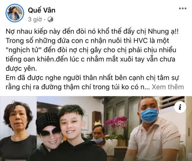 Quế Vân đáp trả cực gắt ai đó sau khi bị nhắc tên: Đừng nghĩ có tiền là dạy con thành người tốt, đừng dùng chữ tiền để lòe thiên hạ! - Ảnh 2.