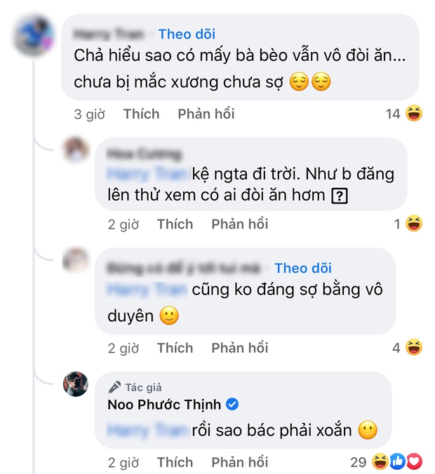 Noo Phước Thịnh cởi áo khoe ngực trần nóng mắt, mời phái nữ ăn thịt mình nhưng bị khịa chưa sợ mắc xương à - Ảnh 3.