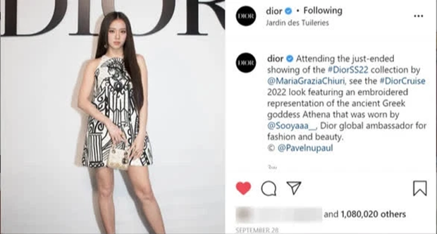 Jisoo (BLACKPINK) xả ảnh tại Paris Fashion Week, đẹp như nữ thần thế này bảo sao đem về cho Dior tận 400 tỷ đồng - Ảnh 8. Jisoo (BLACKPINK) xả ảnh tại Paris Fashion Week, đẹp như nữ thần thế này bảo sao đem về cho Dior tận 400 tỷ đồng - Ảnh 8.