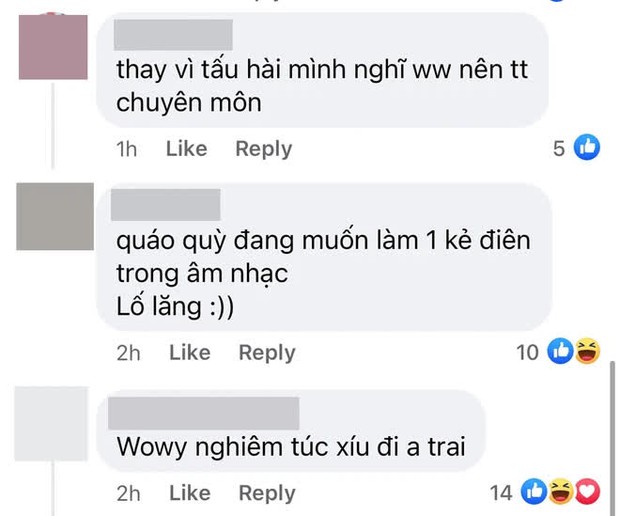 Khán giả tranh cãi vì Wowy liên tục tấu hài tại Rap Việt: Nghiêm túc nhận xét chuyên môn đi anh trai! - Ảnh 6. Khán giả tranh cãi vì Wowy liên tục tấu hài tại Rap Việt: Nghiêm túc nhận xét chuyên môn đi anh trai! - Ảnh 6.