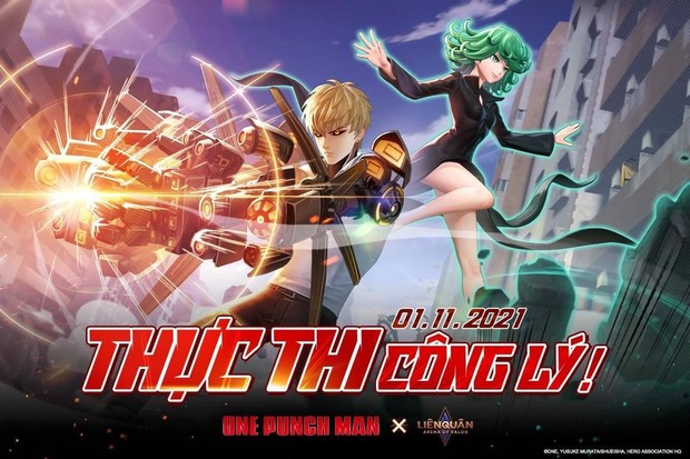 Game thủ sẽ nhận miễn phí skin Saitama trong sự kiện hợp tác giữa Liên Quân Mobile và One Punch Man? - Ảnh 1.