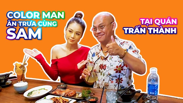 Clip: Sam đi ăn thân thiết với ông trùm Điền Quân, còn được Color Man tự tay gắp thức ăn cho gây xôn xao MXH - Ảnh 6.