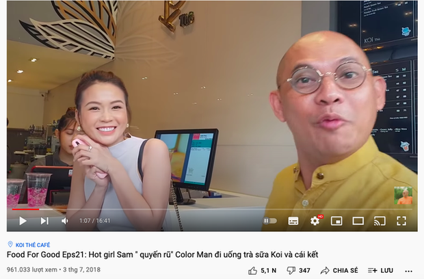 Clip: Sam đi ăn thân thiết với ông trùm Điền Quân, còn được Color Man tự tay gắp thức ăn cho gây xôn xao MXH - Ảnh 7.