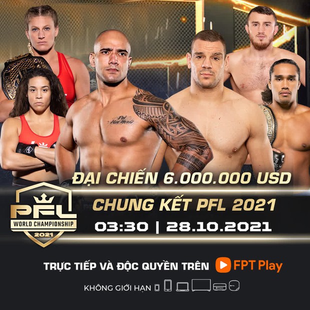 Những cặp đấu hay và hút fan nhất của đêm chung kết PFL 2021 - Ảnh 5. Những cặp đấu hay và hút fan nhất của đêm chung kết PFL 2021 - Ảnh 5.