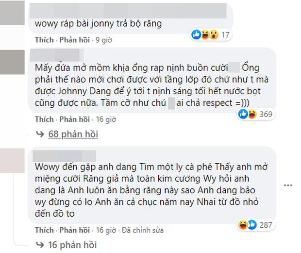 Wowy muốn sang Mỹ gặp ông trùm kim hoàn Johnny Dang, netizen mỉa mai: Lại chuẩn bị có bản rap nịnh mới rồi! - Ảnh 5. Wowy muốn sang Mỹ gặp ông trùm kim hoàn Johnny Dang, netizen mỉa mai: Lại chuẩn bị có bản rap nịnh mới rồi! - Ảnh 5.