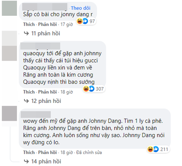 Wowy muốn sang Mỹ gặp ông trùm kim hoàn Johnny Dang, netizen mỉa mai: Lại chuẩn bị có bản rap nịnh mới rồi! - Ảnh 6. Wowy muốn sang Mỹ gặp ông trùm kim hoàn Johnny Dang, netizen mỉa mai: Lại chuẩn bị có bản rap nịnh mới rồi! - Ảnh 6.