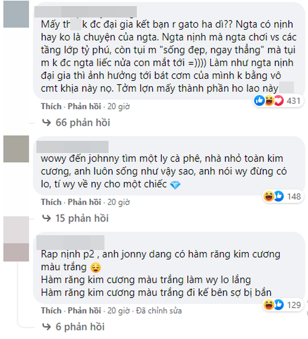 Wowy muốn sang Mỹ gặp ông trùm kim hoàn Johnny Dang, netizen mỉa mai: Lại chuẩn bị có bản rap nịnh mới rồi! - Ảnh 7. Wowy muốn sang Mỹ gặp ông trùm kim hoàn Johnny Dang, netizen mỉa mai: Lại chuẩn bị có bản rap nịnh mới rồi! - Ảnh 7.