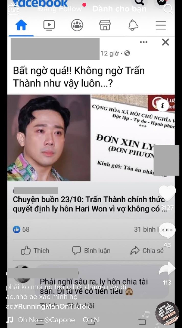 Đang yên đang lành, netizen bỗng lan truyền tin đồn Trấn Thành đơn phương ly hôn Hari Won gây phẫn nộ - Ảnh 2. Đang yên đang lành, netizen bỗng lan truyền tin đồn Trấn Thành đơn phương ly hôn Hari Won gây phẫn nộ - Ảnh 2.