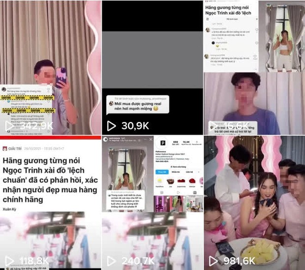 Ngọc Trinh mới mua cái gương auth, bạn thân liên tục đăng clip cạnh khóe netizen tới nỗi bị dội ngược: Bớt nịnh được không ạ? - Ảnh 3.