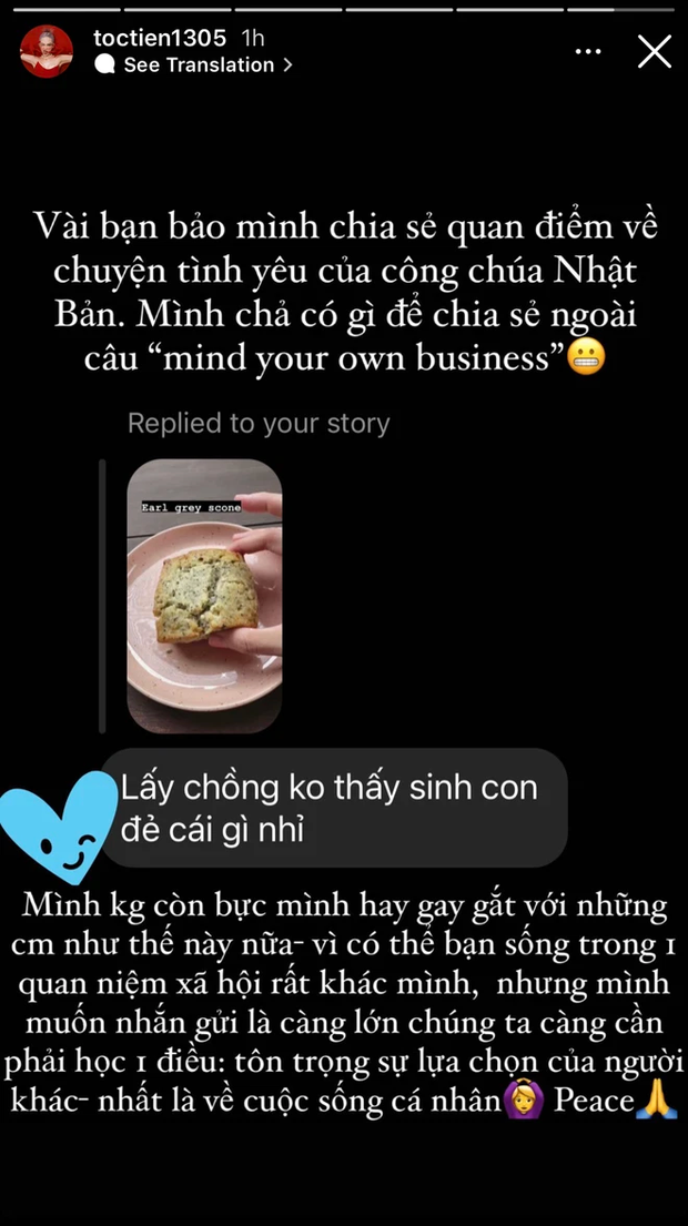 Bị nói lấy chồng nhưng mãi không sinh con, Tóc Tiên có màn đáp trả nhẹ nhàng mà sâu cay - Ảnh 2.