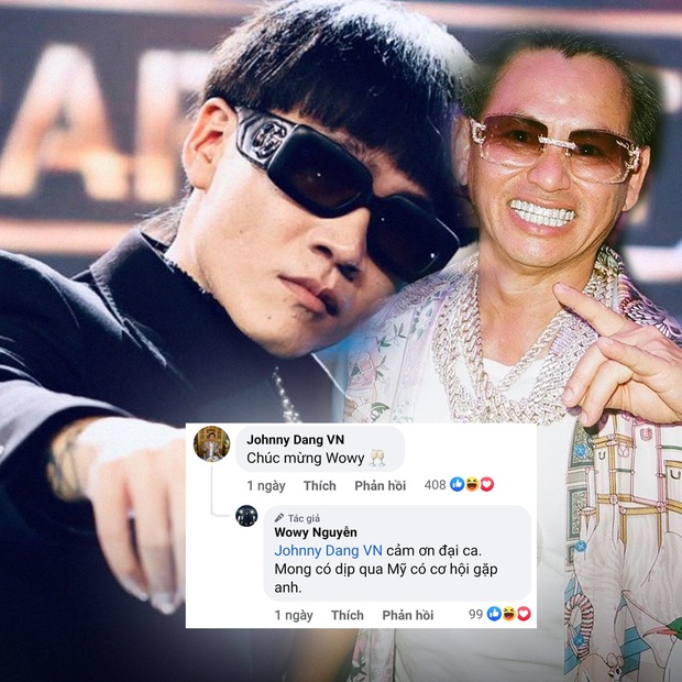 Wowy muốn sang Mỹ gặp ông trùm kim hoàn Johnny Dang, netizen mỉa mai: Lại chuẩn bị có bản rap nịnh mới rồi! - Ảnh 4. Wowy muốn sang Mỹ gặp ông trùm kim hoàn Johnny Dang, netizen mỉa mai: Lại chuẩn bị có bản rap nịnh mới rồi! - Ảnh 4.