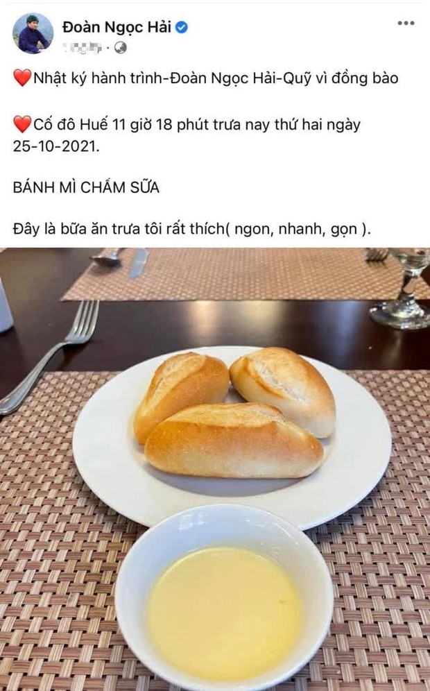Bị tố làm màu khi đăng ảnh bữa trưa với bánh mì chấm sữa, ông Đoàn Ngọc Hải đáp trả nhẹ nhàng nhưng thâm thúy - Ảnh 1.