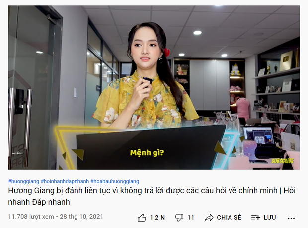 Bị hỏi chuốc người yêu uống bao nhiêu chai rượu, Hương Giang trả lời thế nào mà bị nhân viên cho ăn đập? - Ảnh 1. Bị hỏi chuốc người yêu uống bao nhiêu chai rượu, Hương Giang trả lời thế nào mà bị nhân viên cho ăn đập? - Ảnh 1.