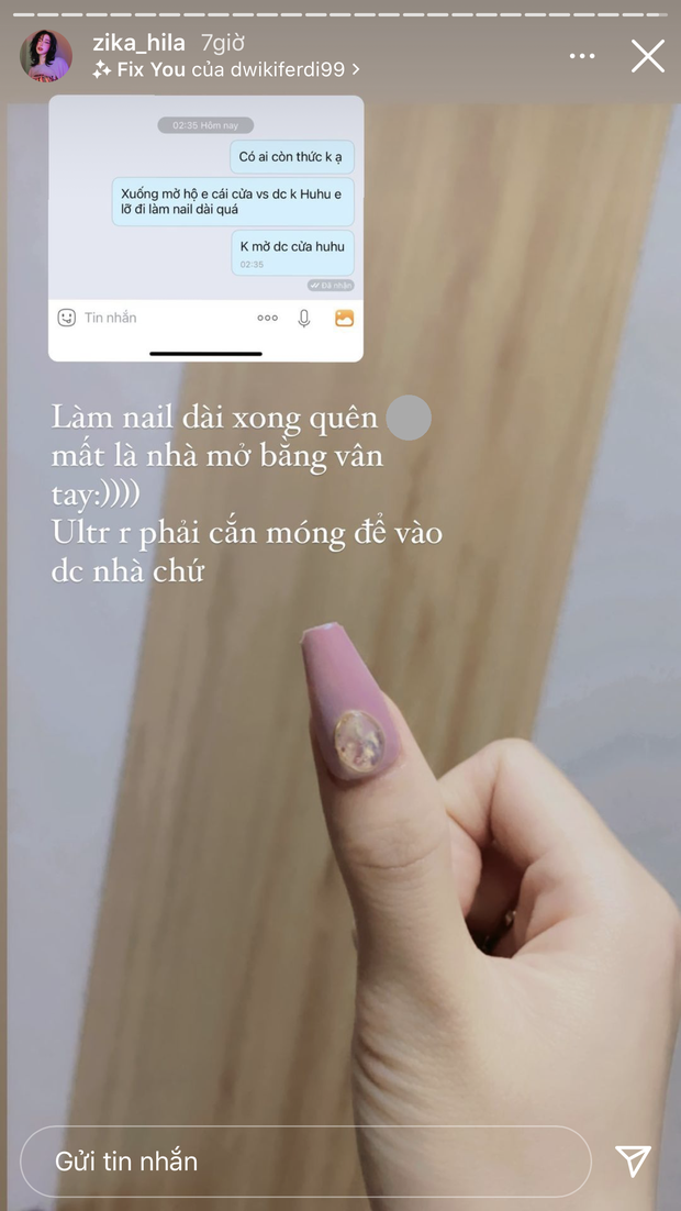 Vừa hí hửng khoe mới tậu bộ nail blink blink xinh xắn, cô nàng phải cắn nham nhở vì lý do không ngờ - Ảnh 2.